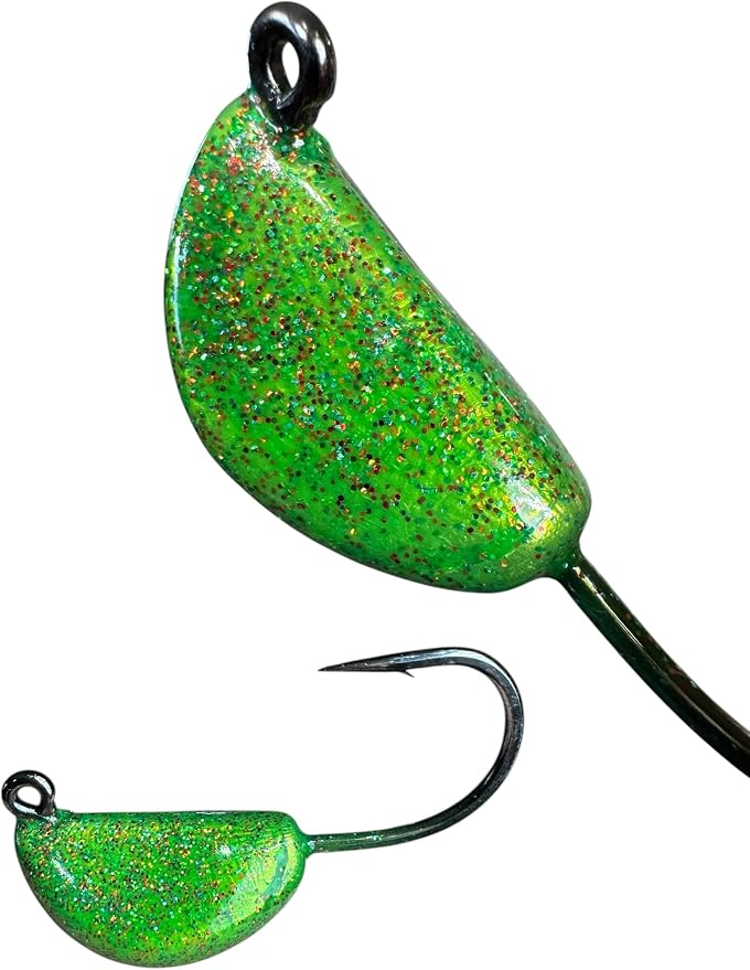 Sheepshead Jig, 2~5 Pack, Standup Style Jig, Saltwater Fishing Jig, Powder Coat Finish Made in The USA with 2X Hook, 1/2oz, 3/4oz, 1oz Sizes