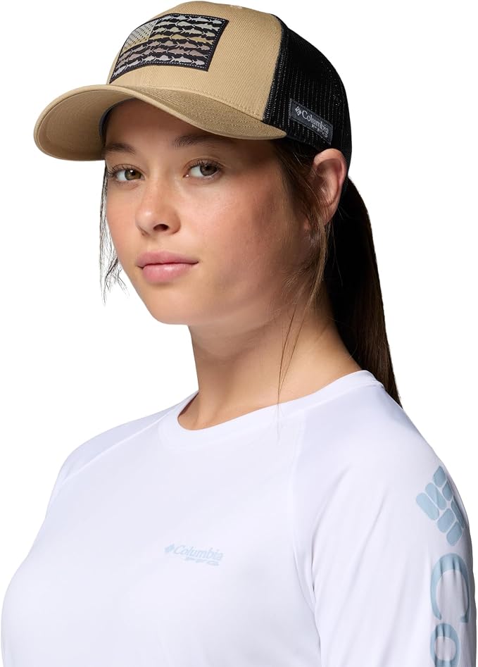 Columbia PFG Fish Flag Mesh Snapback