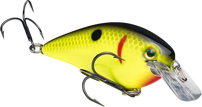 Strike King KVD 1.5 Hard Knock Fishing Lure, 3/8 oz, 3D Lifelike Eyes