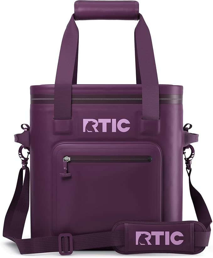 RTIC Ultra-Tough Soft Cooler Pro, Insulated, Waterproof, Leak Proof, Portable Floating Bag for Beverage, Drink, Lunch, Outdoor, Beach, Car, Camping, Picnic, Fishing, Boat