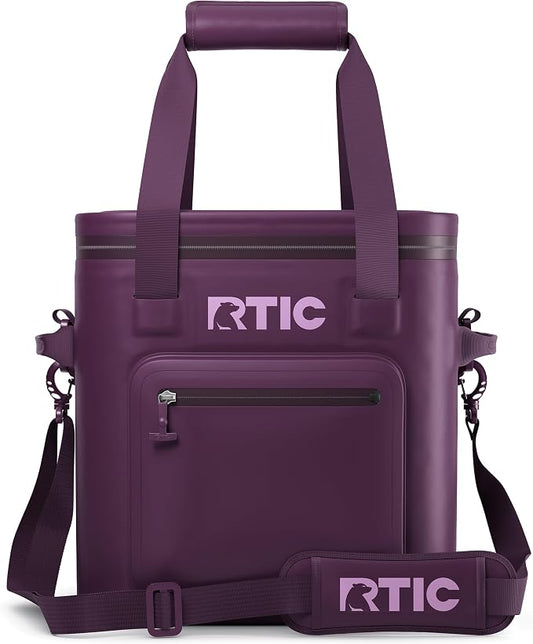 RTIC Ultra-Tough Soft Cooler Pro, Insulated, Waterproof, Leak Proof, Portable Floating Bag for Beverage, Drink, Lunch, Outdoor, Beach, Car, Camping, Picnic, Fishing, Boat