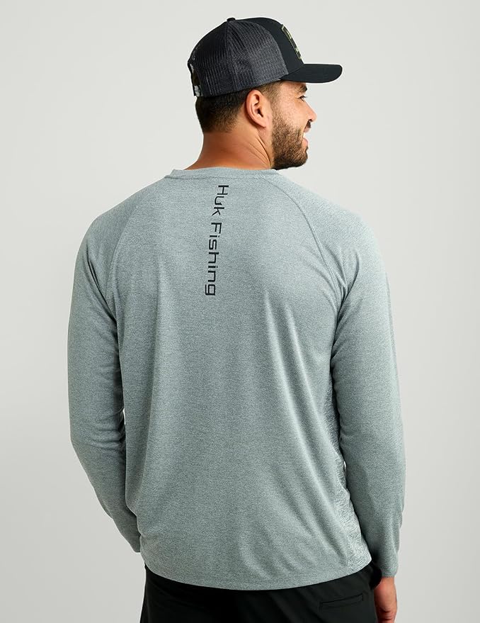 HUK Men's Pursuit Vented Long Sleeve Fishing Shirt (+30 UPF)