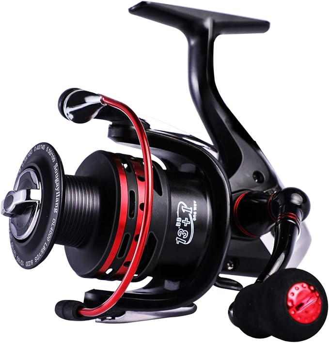Sougayilang Fishing Reels Powerful 13+1BB Spinning Reels Ultra Smooth Reel for Saltwater or Freshwater
