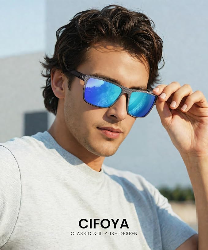 Sunglasses-Men Polarized Mens Sunglasses: Classic Women Sun Glasses UV Protection for Fishing