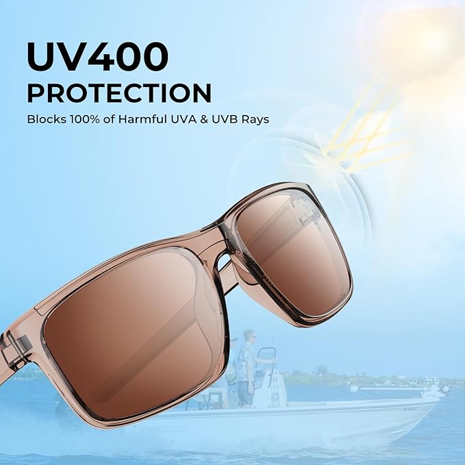 KastKing Toccoa Polarized Sport Sunglasses for Men and Women,Ideal for Driving Fishing Cycling and Running,UV Protection