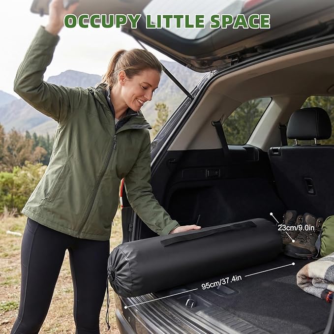 New Folding Fishing Chair with Rod Holder, 150Kg Heavy Duty All Terrain Chair with Side Pocket, Cup Holder, Portable Adults Armchair for Outdoor, Camping, Garden, Beach, Lawn, Picnic Black Green