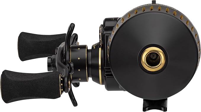 ProFISHiency Sniper High Speed Spincast Reel | Pre-Spooled w/100 Yards 10lb Monofilament Line | 6:5:1 Gear Ratio | Heavy-Duty Aluminum Cone, All-Metal Gears | Fastest spincast Reel in the World