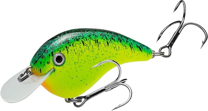 Strike King Chick Magnet Jr. Crankbait Fishing Lure, 1/4 oz, Dives 4-6 Feet, Premium Hooks