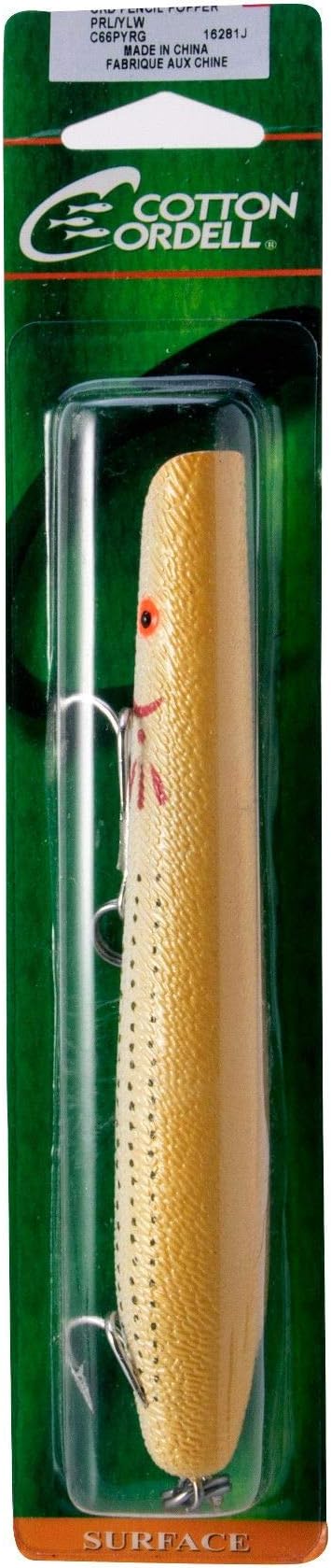 Cotton Cordell Pencil Popper Topwater Fishing Lure