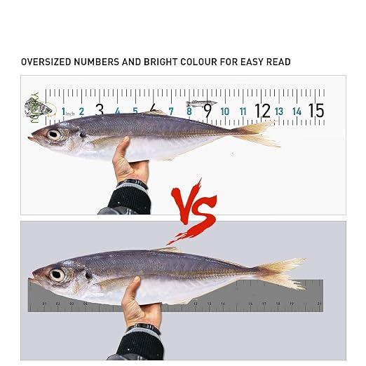 Fishing Ruler for Boat Self-Adhesive Fish Measuring Decals (3 Pack) 51" Waterproof Self Adhesive Measuring Ruler Tape (Transparent)