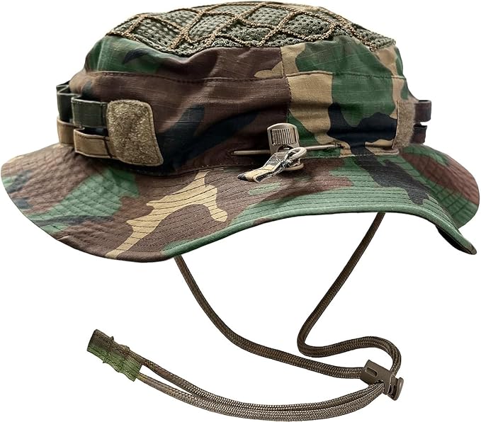 CQR Men's Tactical Boonie Hat, Breathable Packable Sun Hat for Hunting, Hiking, Fishing, Shooting, and Outdoor Activities