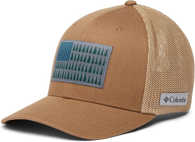 Columbia Unisex PFG Fish Flag Mesh Ball Cap