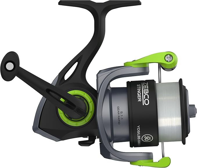 Zebco Stinger Spinning Fishing Reel, 1+1 Bearings Fishing Reel