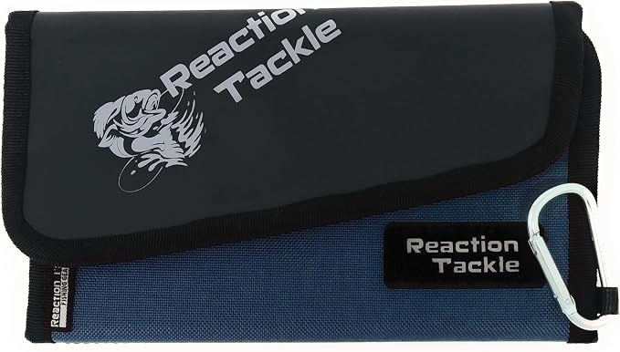 Reaction Tackle Fishing Tackle Organizer Case | Soft Bait Binder | Keep Soft Plastic Baits and Tackle Organized | Removable Storage Pockets
