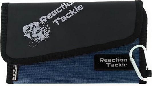 Reaction Tackle Fishing Tackle Organizer Case | Soft Bait Binder | Keep Soft Plastic Baits and Tackle Organized | Removable Storage Pockets