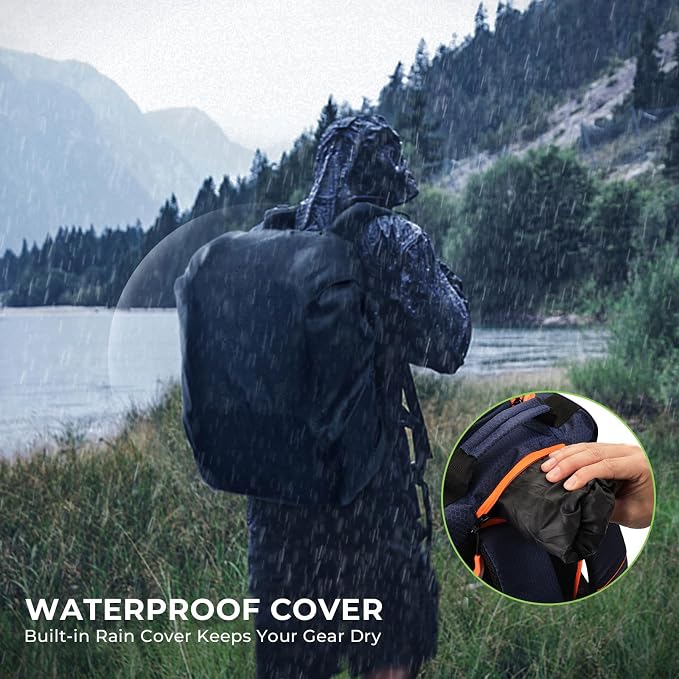 KastKing Bait Boss Fishing Tackle Backpack with Rod Holders-4 Tackle Boxes-Rain Cover,Storage for Fishing Gear