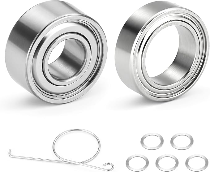 Fishing Reel Knob Accessory Kit 2Pcs Pre-Lubricated Miniature Stainless Steel Ball Bearings Shielded on Both Sides for Shimano, Daiwa and Penn Reels