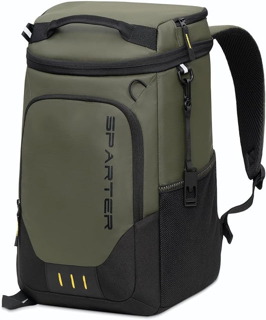 SPARTER Backpack Cooler Insulated Leak Proof 33/49 Cans, 2 Insulated Compartments Thermal Bag, Portable Lightweight Beach Travel Camping Lunch Backpack for Men and Women