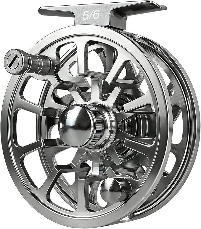 Fly Fishing Reel 2+1BB CNC-machined Aluminum Alloy Lightweight Fly Reel