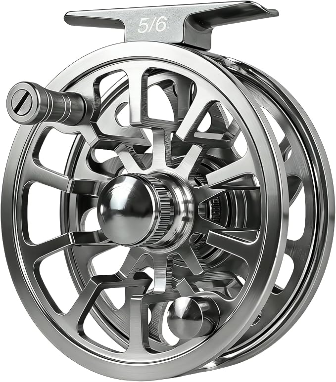 Fly Fishing Reel 2+1BB CNC-machined Aluminum Alloy Lightweight Fly Reel