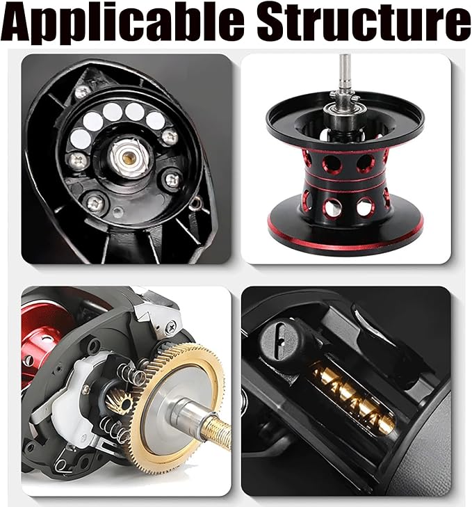 XIRUJNFD Fishing Reel Oil and Grease Kit, Bearing Lubricant and Gear Grease for Fishing Reels, Anti-Rust Reel Maintenance for Spinning, Baitcaster and Conventional Reels