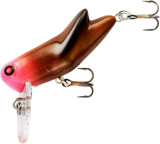 Rebel Lures Crickhopper Cricket/Grasshopper Crankbait Fishing Lure, 1 1/2 Inch, 1/4 Ounce