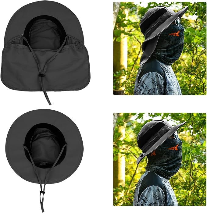 KastKing Sol Armis UPF 50 Boonie Hat - Sun Protection Hat, Fishing Hat, Beach & Hiking Hat, Paddling