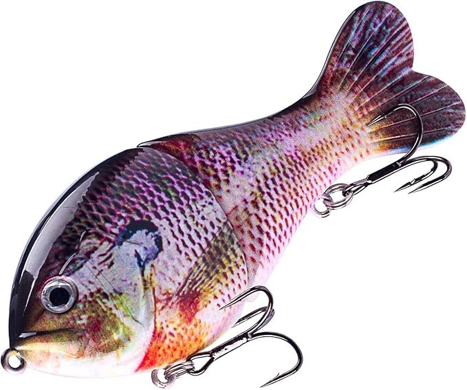 Glide Bait, Slow Sinking Swimbait, Topwater Hard Lures for Bass Catfish,Pike Perch, Freshwater or Saltwater