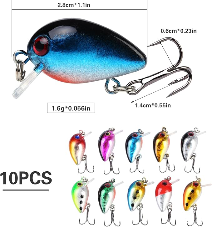 Sougayilang Fishing Lures Large Hard Bait Minnow VIB Lure with Treble Hook Life-Like Swimbait Fishing Bait Popper Crankbait Vibe Sinking Lure for Bass Trout Walleye Redfish