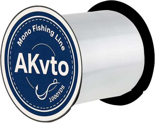 Monofilament Fishing Line, 1000 Yards, 4.5-14.5 LB Test, Fresh and Saltwater Nylon Line