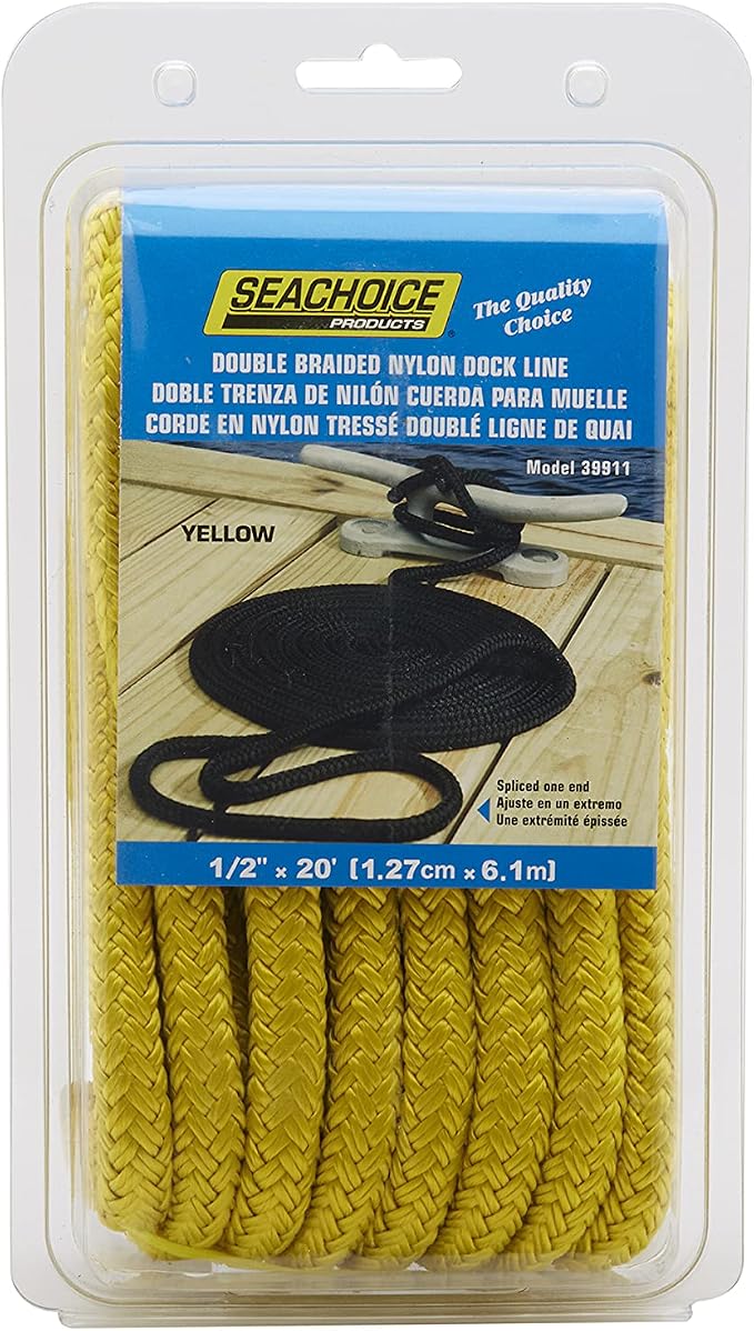 Seachoice Double-Braid Nylon Dock Line