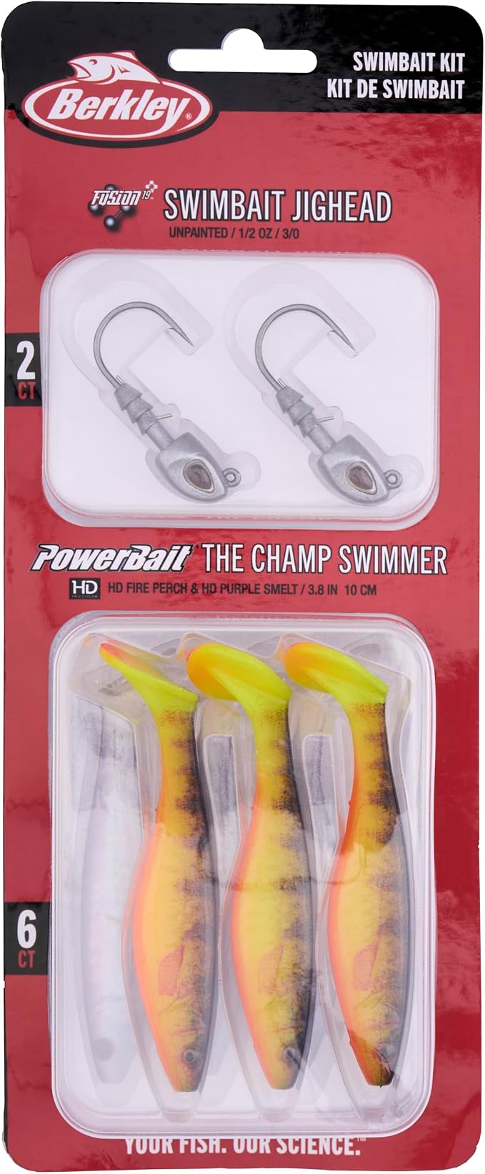 Berkley PowerBait The Champ Swimmer Fishing Soft Bait