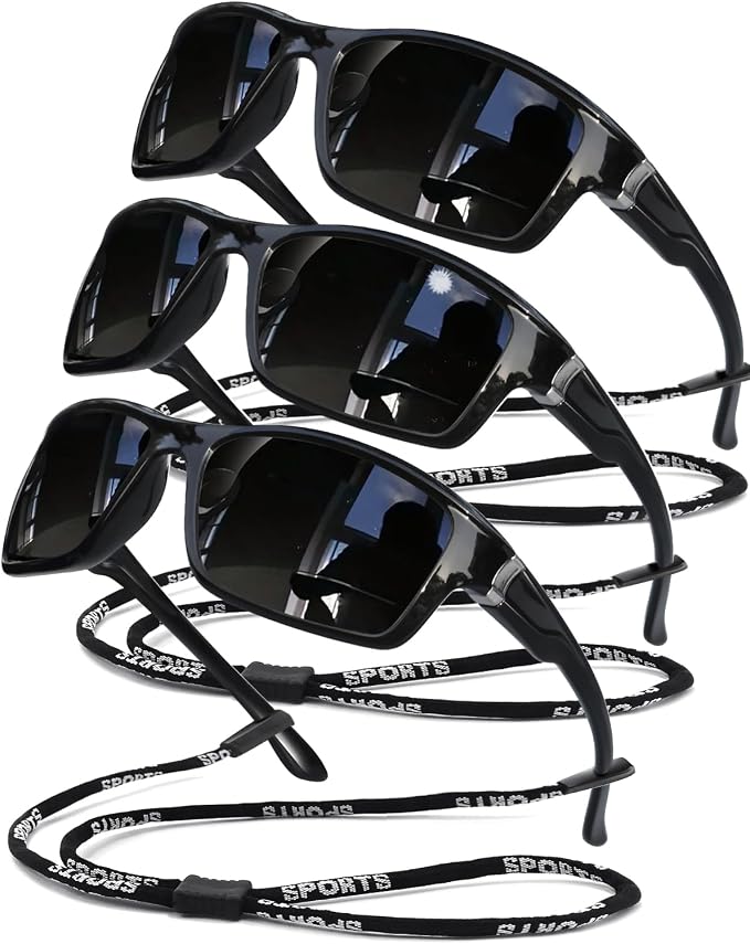 Polarized Sunglasses for Men Women Sports Goggles Lightweight Frame Cycling Running Fishing Driving UV400 Protection