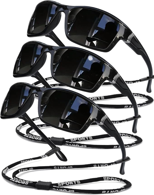 Polarized Sunglasses for Men Women Sports Goggles Lightweight Frame Cycling Running Fishing Driving UV400 Protection