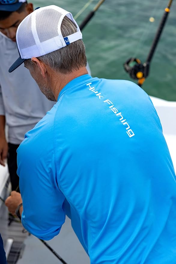 HUK Men's Pursuit Vented Long Sleeve Fishing Shirt (+30 UPF)