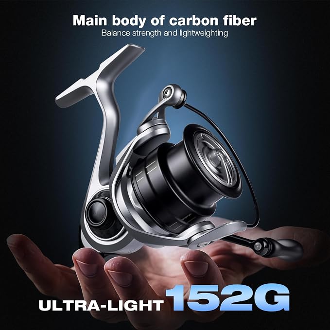 Ghosthorn Fishing Rod and Reel Combo Baitcaster Spinning Combo with EVA Handle Fishing Poles and Reels Combo with Fishing Rod Sleeve Fishing Pole Stainless Steel Guides Ceramic Rings for Men Women