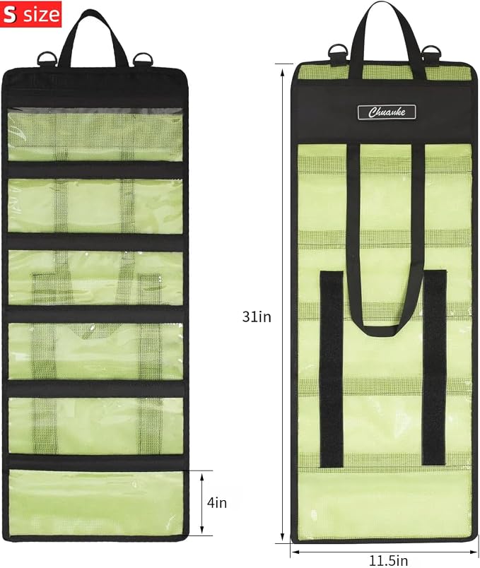 Lure Bag 6 Pocket PVC Protective Cover Durable Fishing Bag Trolling Lure Tackle Box