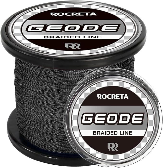 Geode Braided Fishing Line, Super Strong Power Braid Lines for Saltwater and Freshwater Fish 8-50lb, 150yds/300yds/500yds/1000yds