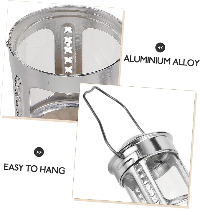 Vintage Camping Light Aluminum Alloy Lantern with Base Rechargeable Night Fishing Lamp
