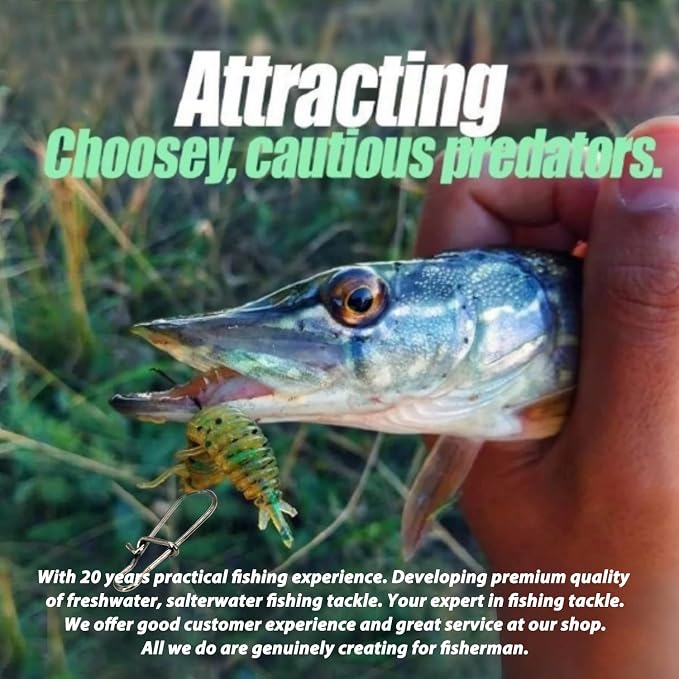 100 Pack Fishing Duo Lock Snap Fishing Snaps and Clips Freshwater Saltwater Fishing Gear Hooked Snap Speed Clips Fishing Lures Connector Quick Change Fishing Snap