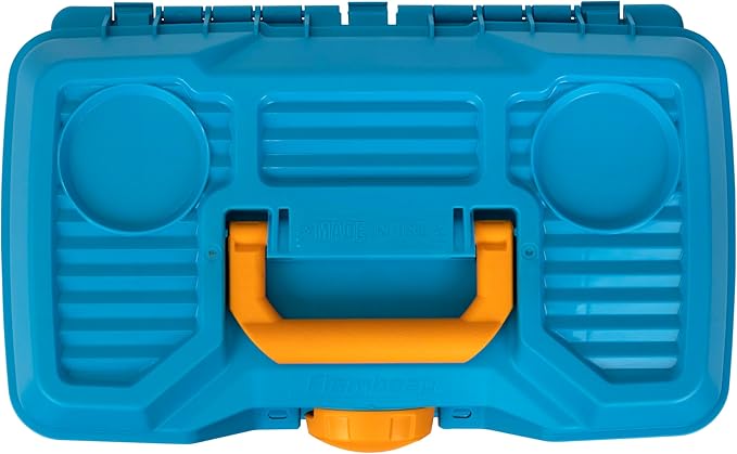Flambeau Outdoors 440NGA NextGen 4/0 Medium Fishing Tackle Box, 4 Pivot Trays, 23 Compartments, Advanced Tackle Storage Organizer, Blue