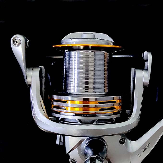 Eupheng 9000–12000 Surf Fishing Reel for Saltwater Fishing, 72LBS Max Drag, 7+1 Ball Bearings, CNC Aluminum Spool, Graphite Frame, Big Game Spinning Reel