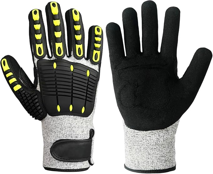 Lobster Gloves for Diving, Puncture and Cut Resistant Fishing Spearfishing Freediving Scuba Diving Gloves, Fully Coated Safety Work Glove for Men Women