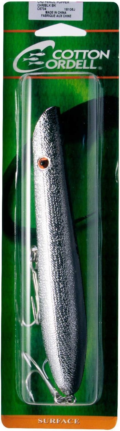 Cotton Cordell Pencil Popper Topwater Fishing Lure