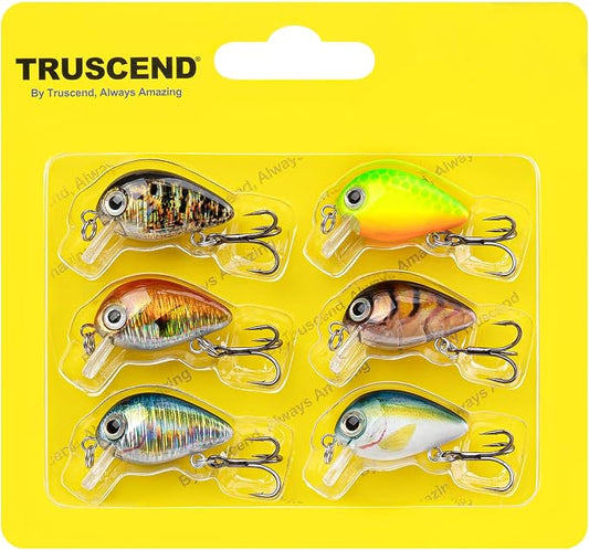 TRUSCEND Swimmax Easy Catch Fishing Lures with BKK Hooks, Wiggling, Vibrating, Rattling and Gurgling for More Bites, Heavy-Duty Dyneema Fiber Jointed Swimbaits for Bass, Trout, Crappie, Walleye, Pike