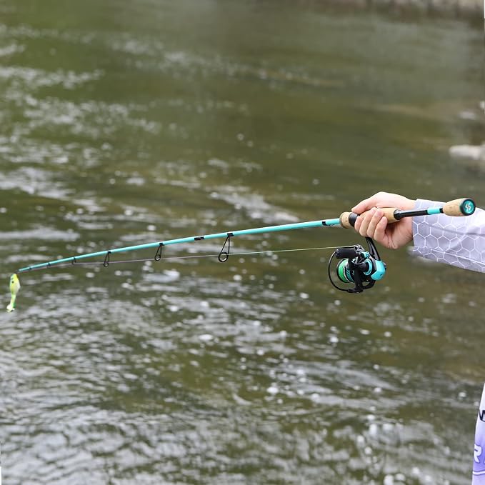 Sougayilang Fishing Rod and Reel Combo, Medium Fishing Pole with Spinning Reel, Baitcaster Combo, SuperPolymer Handle