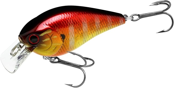 LUCKY CRAFT LC 1.5 Silent Squarebill Crankbait Fishing Lure, 2-3/8", Bass Fishing Lures for Freshwater, Hard Crankbait with Treble Fishing Hooks, Fishing Accessories