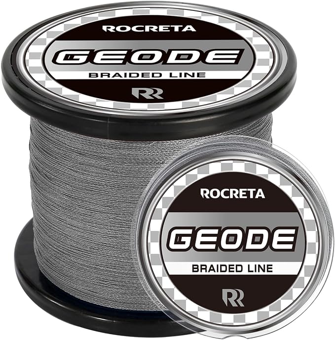 Geode Braided Fishing Line, Super Strong Power Braid Lines for Saltwater and Freshwater Fish 8-50lb, 150yds/300yds/500yds/1000yds