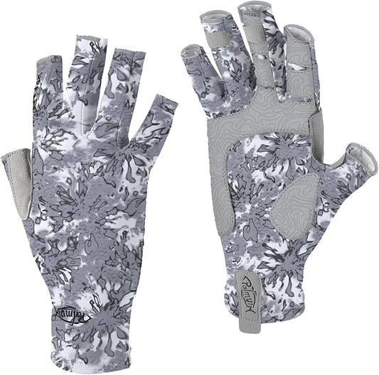 Palmyth UV Protection Fishing Fingerless Gloves UPF50+ Sun Gloves Men Women for Kayaking, Hiking, Paddling, Driving, Canoeing, Rowing