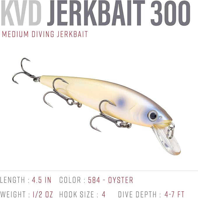 Strike King KVD Jerkbait 3 Hook